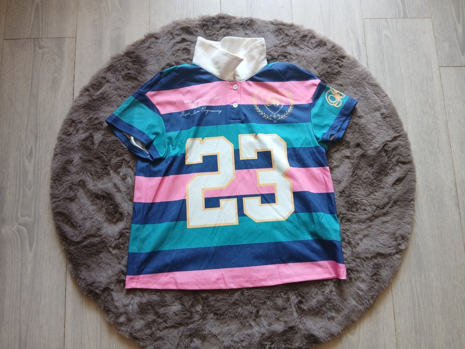 meerkleurig dames poloshirt maat XS van shein, Meerkleurig, Nieuw, Ophalen of Verzenden, Korte mouw