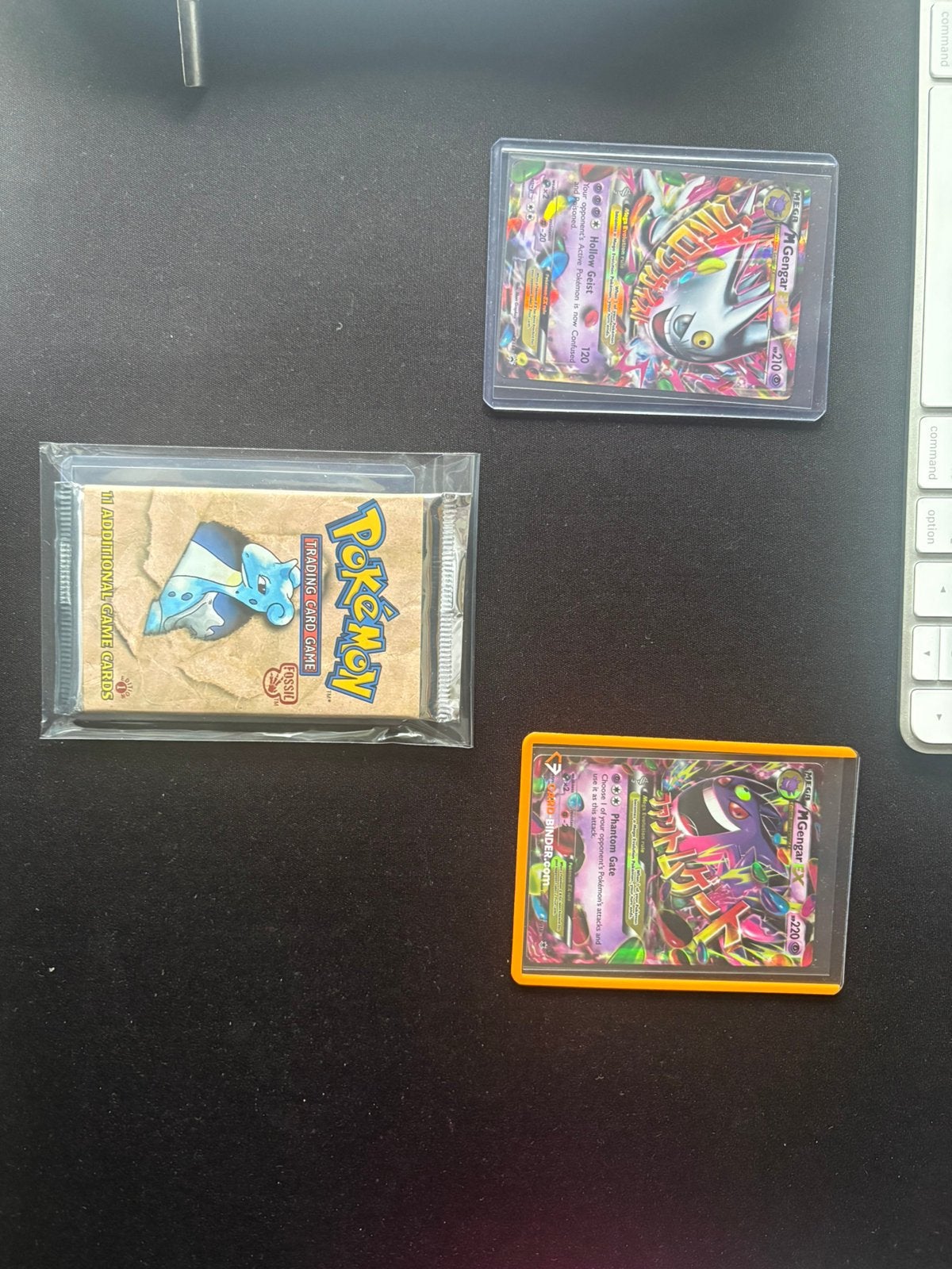 Pokémon kaarten: 1st Fossil Booster Pack & 2x M Gengar EX, Ophalen, Nieuw, Booster