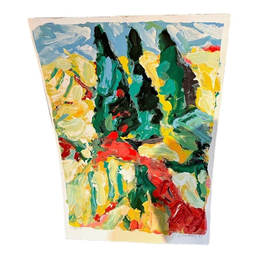 Jan Cremer (1940-2024) - 'Strada Rosso' (1981), Ophalen of Verzenden