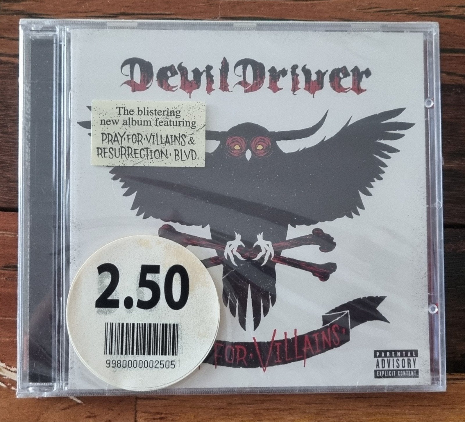 DevilDriver - Pray for Villains CD (Hardrock/Metal), Gebruikt, Hardrock, Ophalen of Verzenden, Inclusief doosje