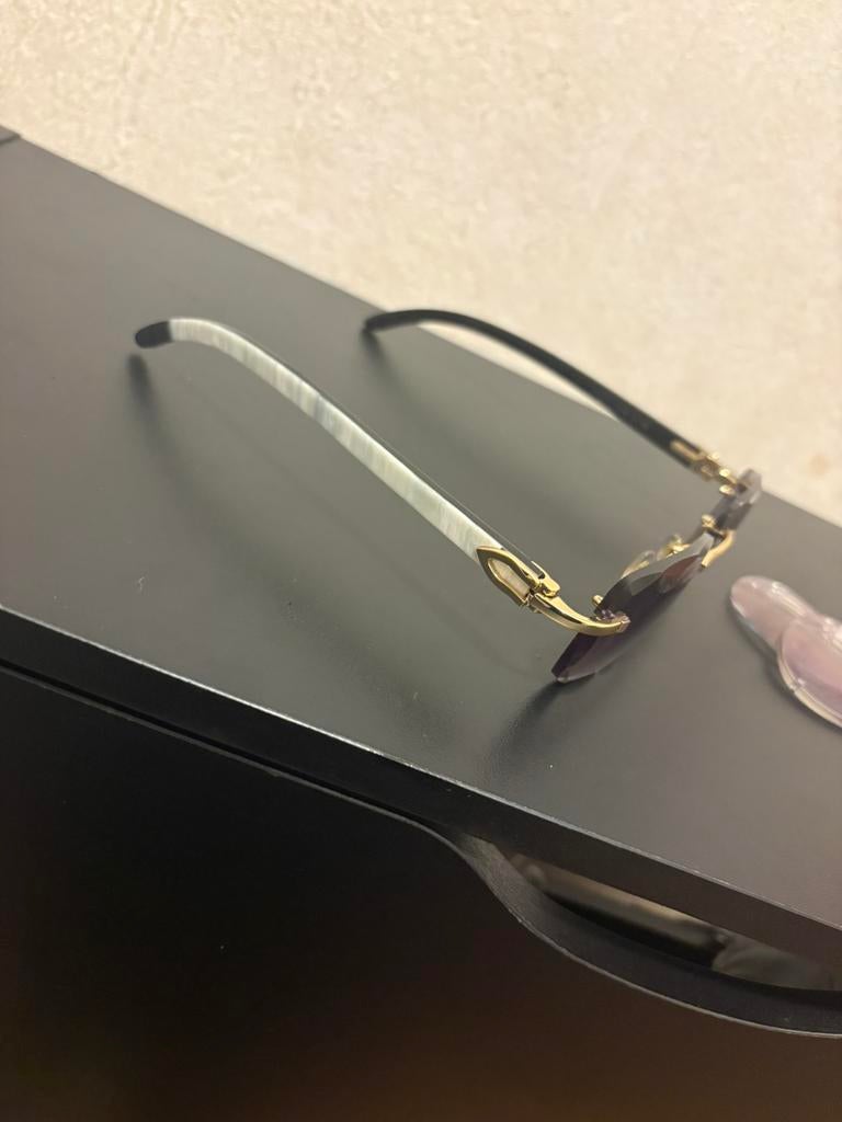 Cartier bril orgineel, Sieraden, Tassen en Uiterlijk, Zonnebrillen en Brillen | Heren, Overige merken, Zonnebril, Paars, Ophalen of Verzenden