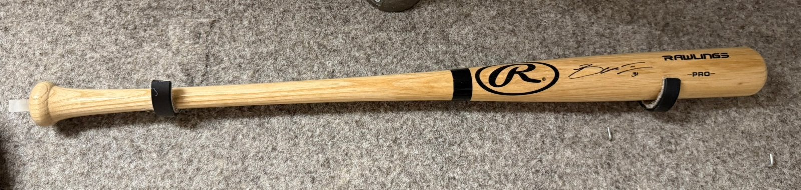 Cedric Mullins autographed bat, Ophalen of Verzenden, Zo goed als nieuw