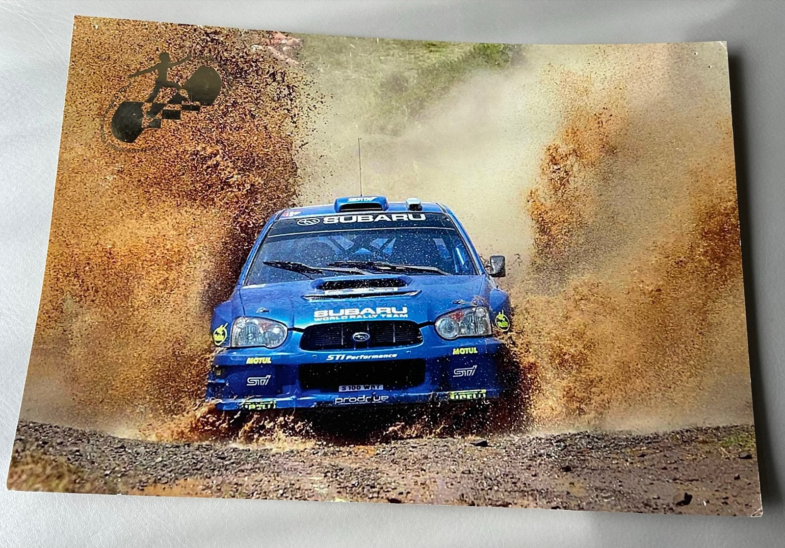 Subaru Rally Beloningskaart A4 - Modder Actie, Verzamelen, Automerken, Motoren en Formule 1, Gebruikt, Auto's, Ophalen of Verzenden