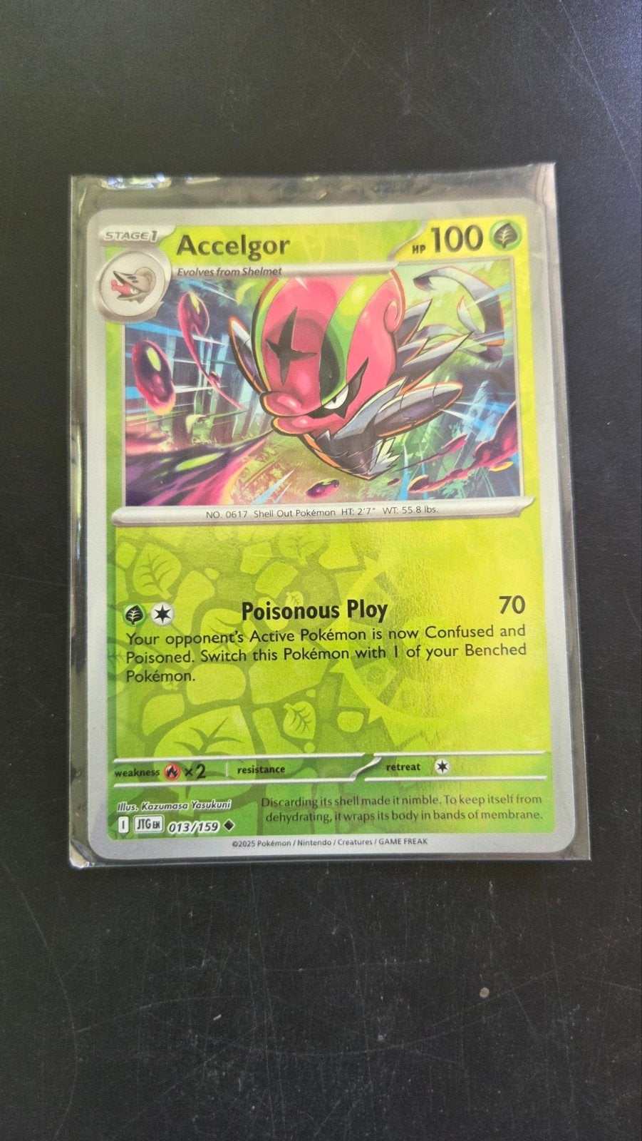 Accelgor 013/159 Reverse Holo - Journey Together, Verzenden, Zo goed als nieuw, Losse kaart, Foil