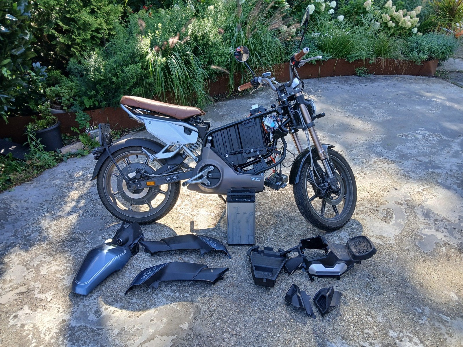 Super Soco TC 45kmh - Projectbrommer met defecte kabelboom, Fietsen en Brommers, Brommers | Crossbrommers, Gebruikt, Ophalen, Overige merken