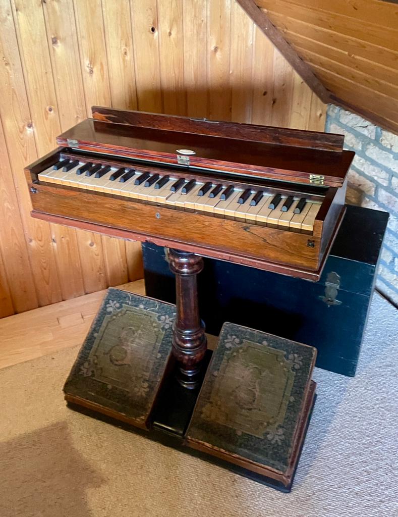 Schiedmayer harmonium / kistorgel – antiek reisorgel, Muziek en Instrumenten, Orgels, Ophalen, Gebruikt, 1 klavier, Harmonium