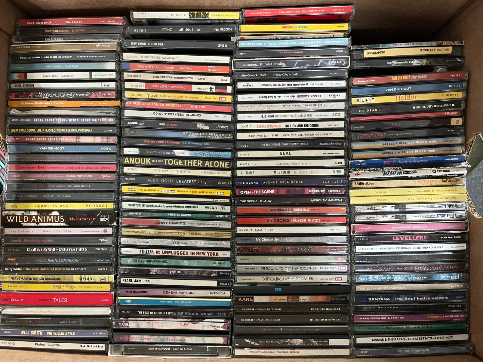Grote verzameling van 216 CD’s Compact Discs Cd Compact Disc, Ophalen of Verzenden, Gebruikt