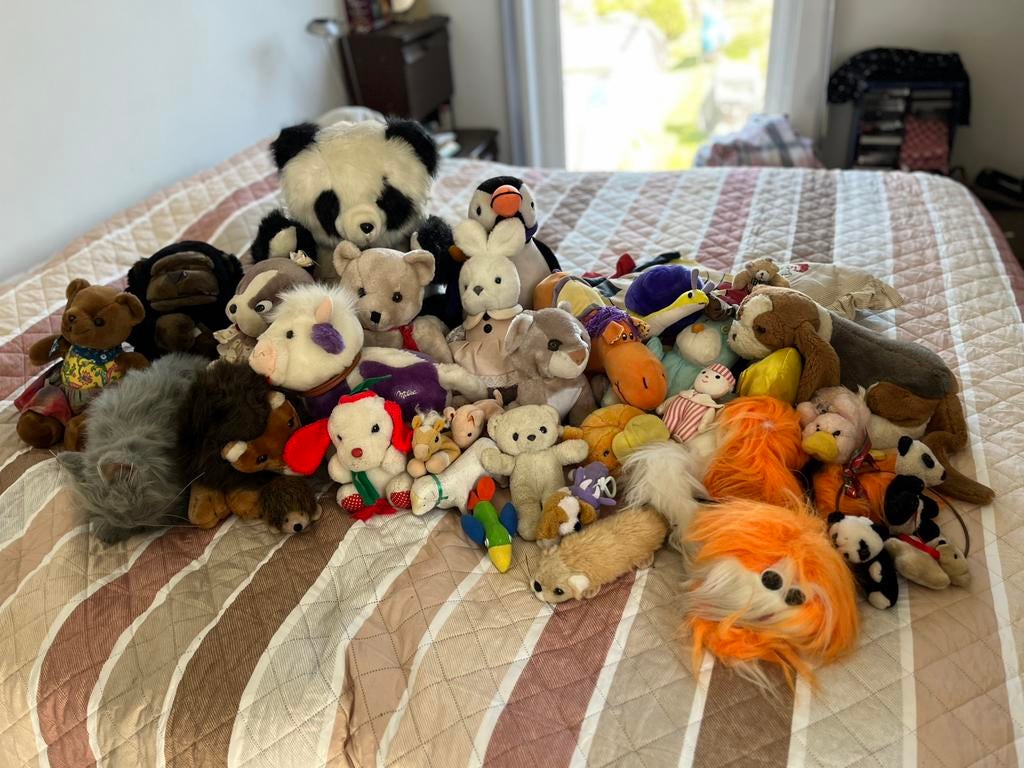 Partij knuffels, Kinderen en Baby's, Speelgoed | Knuffels en Pluche, Ophalen, Gebruikt, Overige typen