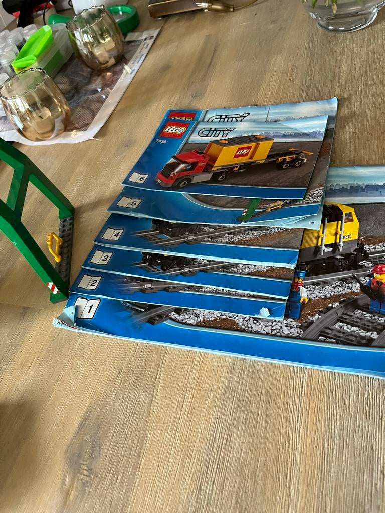 Lego City Treinset met 28 bochten en Octan wagon, City, Lego, Ophalen of Verzenden, Zo goed als nieuw