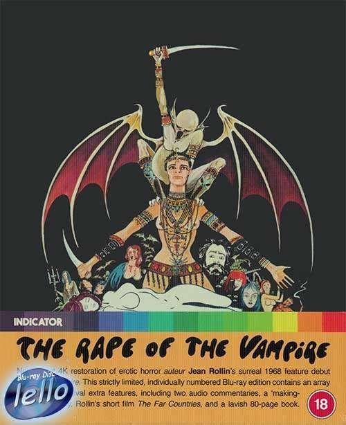 Blu-ray: Jean Rollin's The Rape of the Vampire L.E. (1968)UK, Ophalen of Verzenden, Zo goed als nieuw, Horror