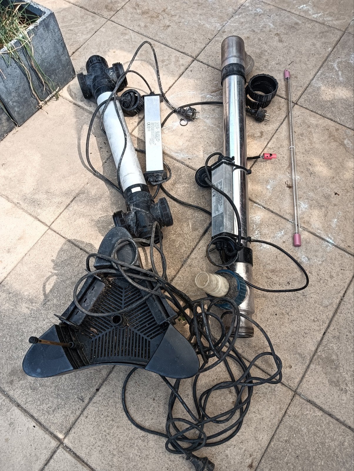2 uv lampen en een skimmer, Ophalen of Verzenden, Gebruikt