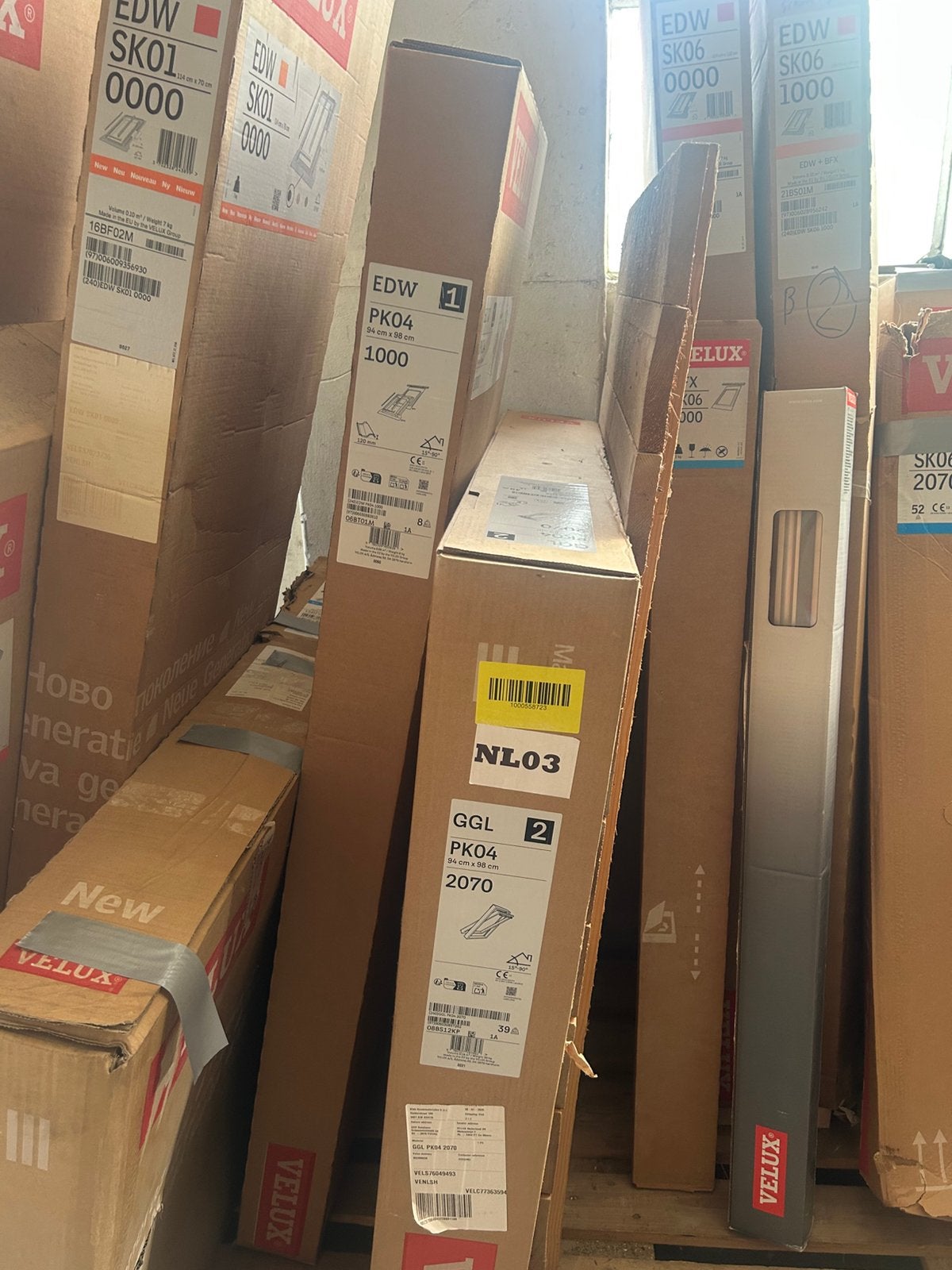 Velux PK04 GGL (2070) + EDW (1000) 94x98, Doe-het-zelf en Verbouw, Ophalen, Dubbelglas, -, Velux