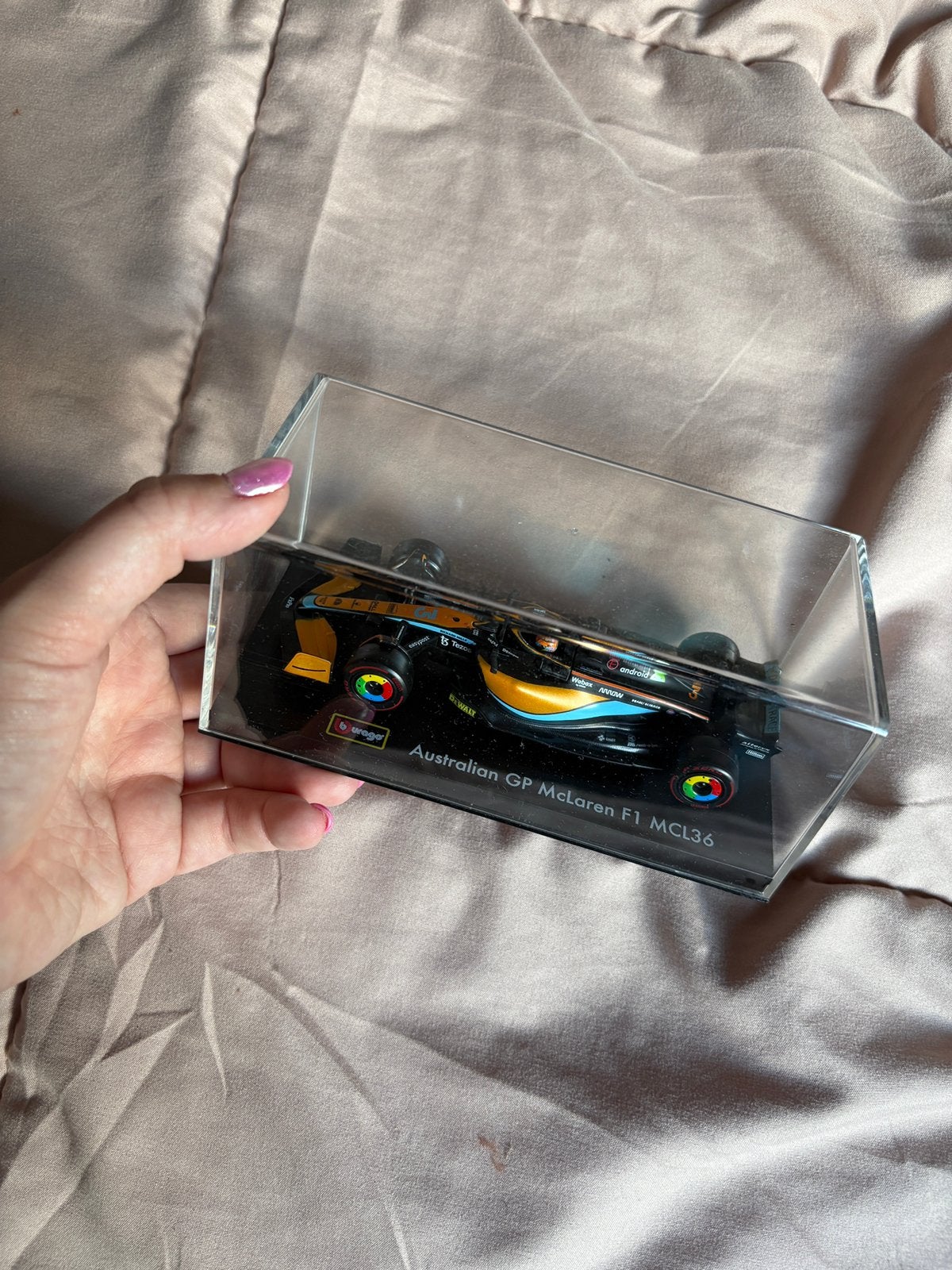 Mclaren MCL36 australian GP auto, Ophalen of Verzenden, Zo goed als nieuw