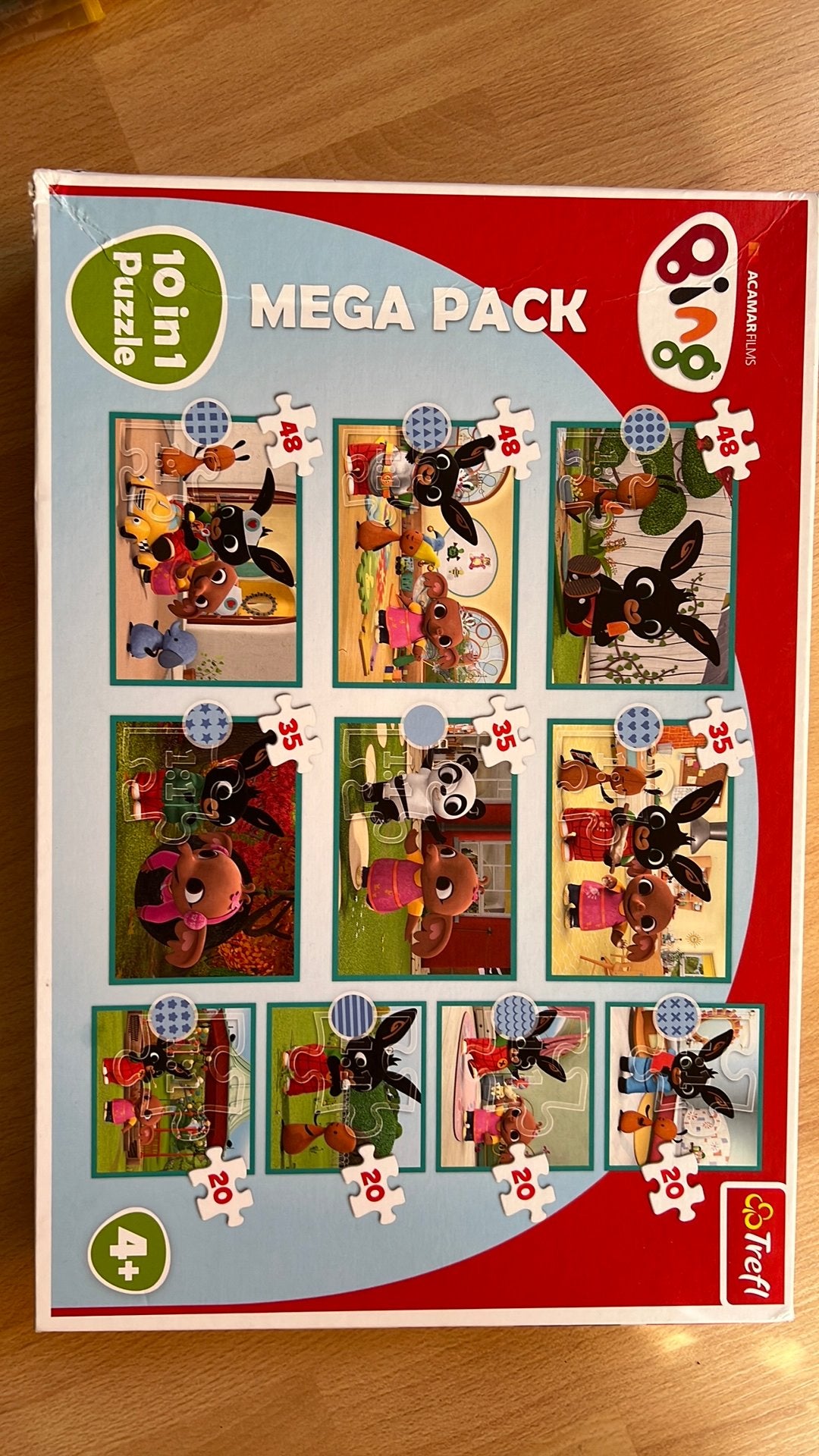 Bing puzzel/ 10 in 1, Kinderen en Baby's, Speelgoed | Kinderpuzzels, Ophalen, 10 tot 50 stukjes, Gebruikt
