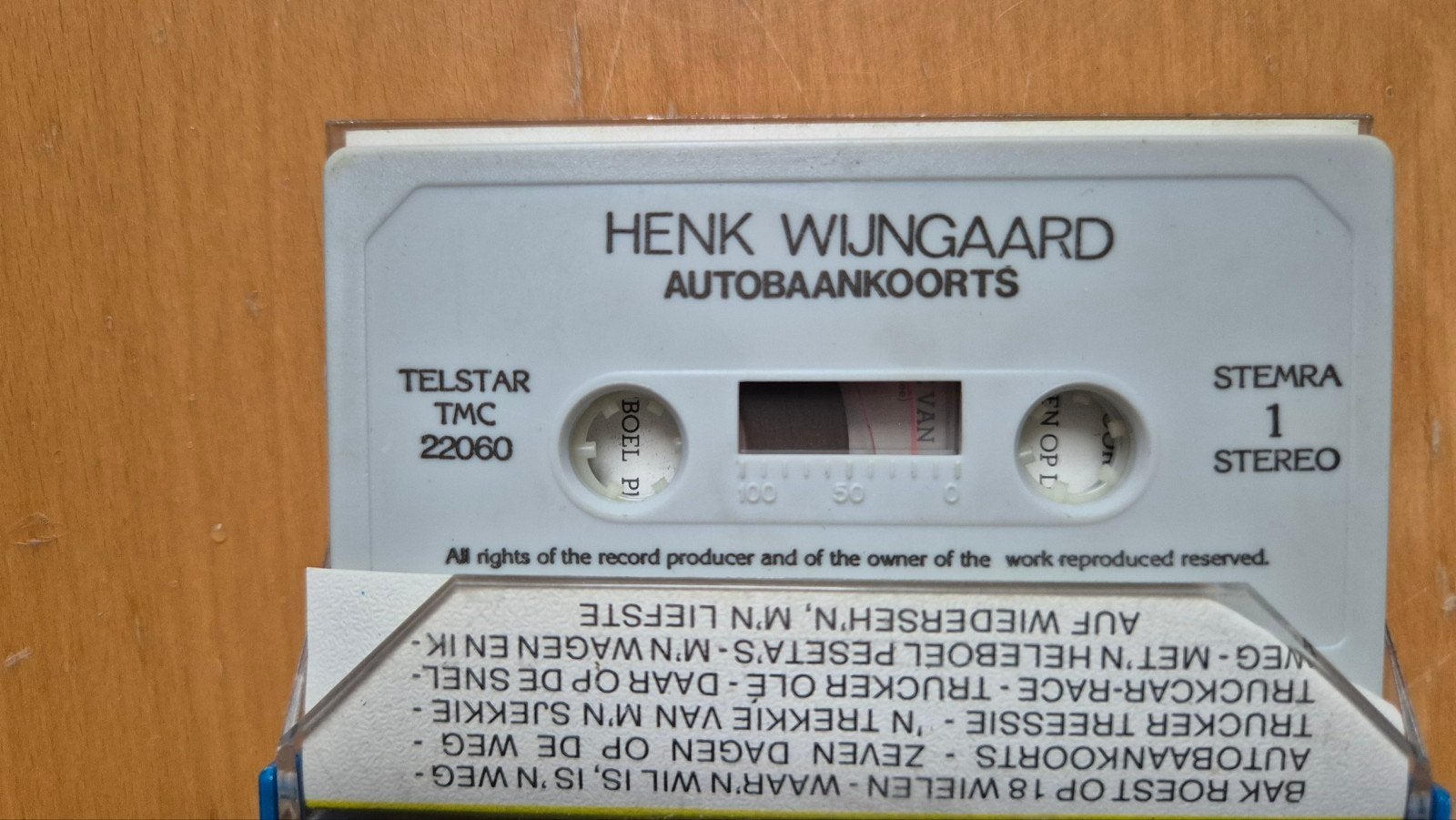 Henk Wijngaard - Autobaankoorts (Cassette), Gebruikt, 1 bandje, Ophalen of Verzenden, Origineel