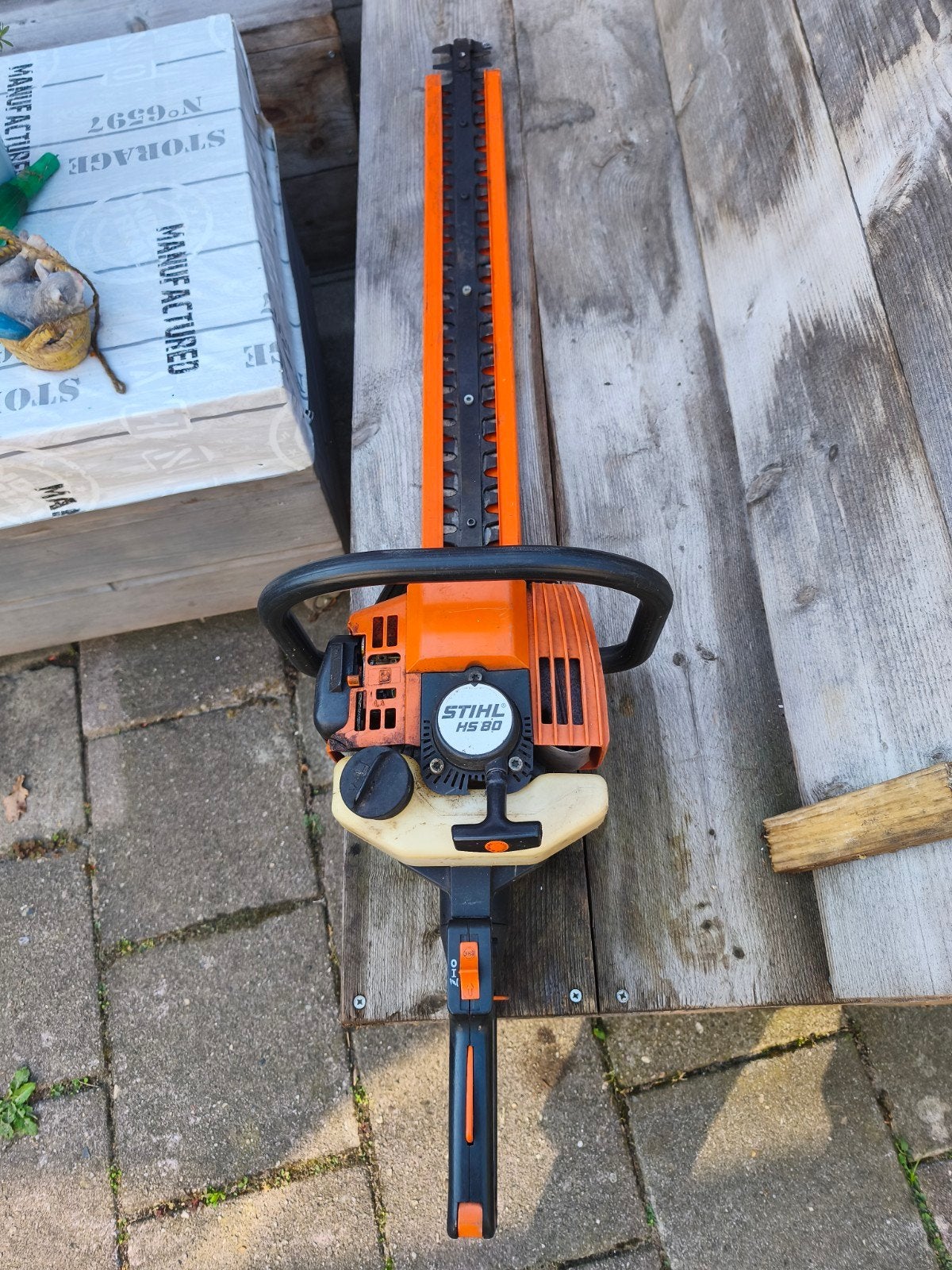 Stihl HS 80 Heggenschaar - Benzine, Ophalen, Gebruikt, Benzine, Stihl
