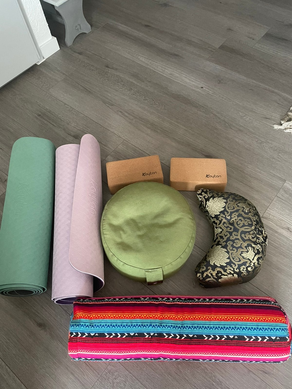 Yoga en meditatie set, Ophalen, Gebruikt