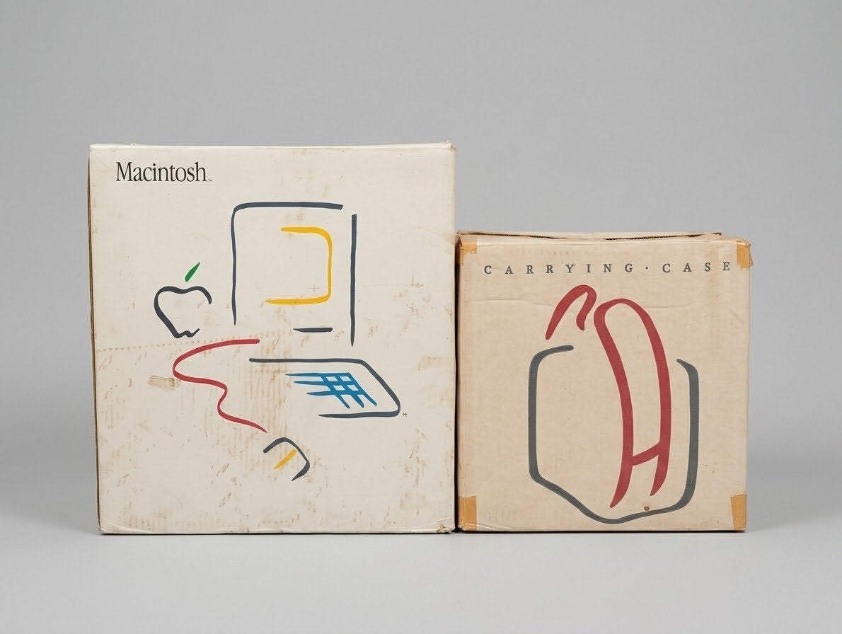 Vintage Apple Macintosh 128K met originele doos, Computers en Software, Vintage Computers, Ophalen of Verzenden, Apple