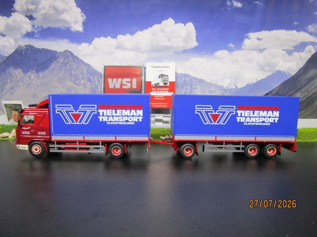 wsi 01-4939 tieleman scania 3 streamline 4x2 combi, Hobby en Vrije tijd, Modelauto's | 1:50, Ophalen of Verzenden, Nieuw, Bus of Vrachtwagen