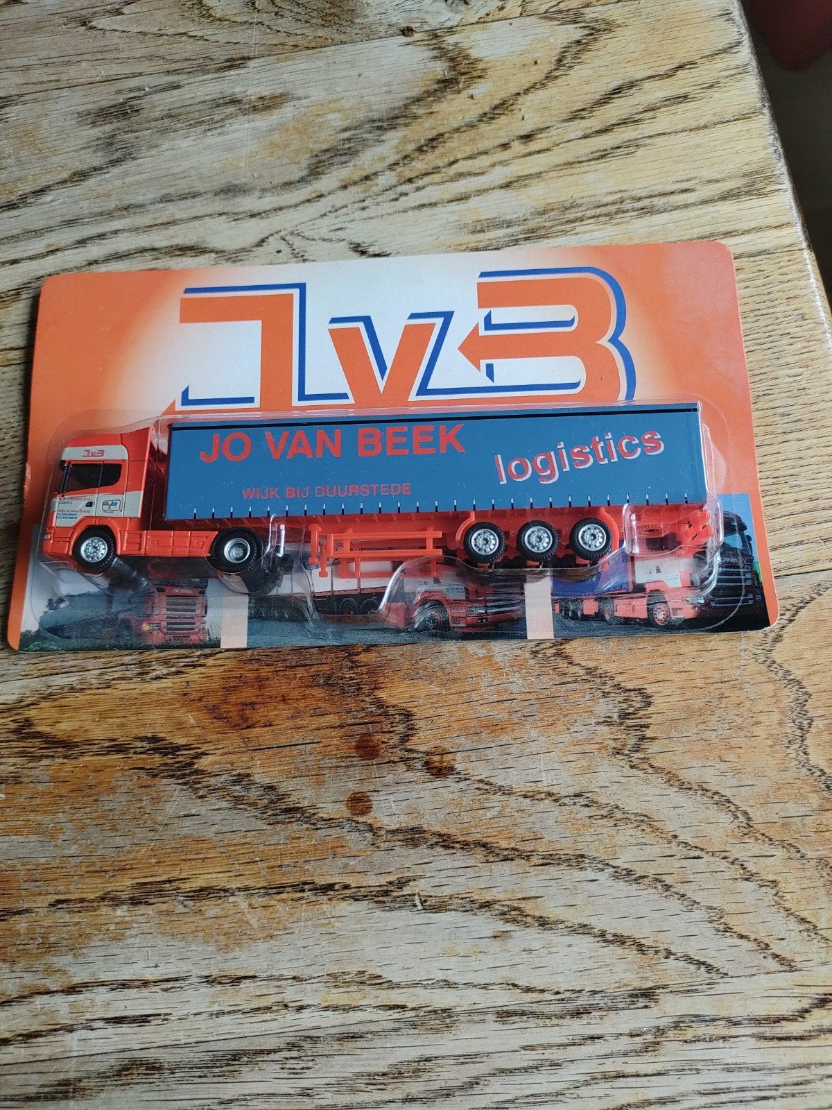 Jo van Beek Logistics vrachtwagen miniatuur, Ophalen of Verzenden, Nieuw