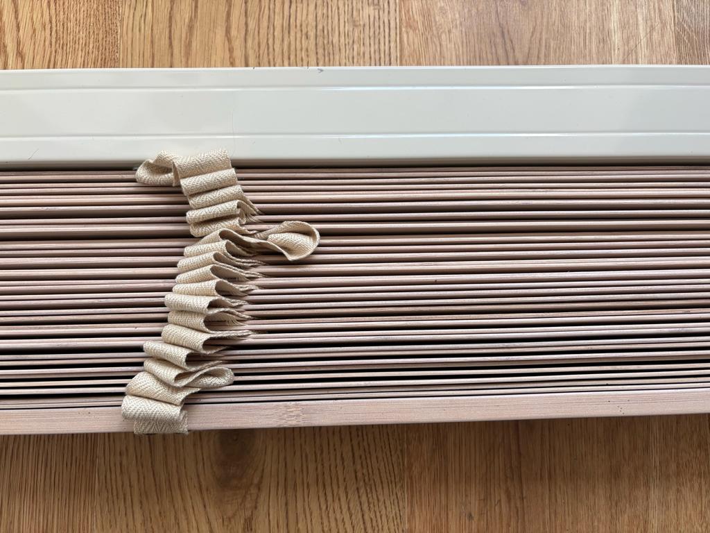 HEMA Jaloezie Bamboe 1250 x 1830 mm, Huis en Inrichting, Stoffering | Gordijnen en Lamellen, Ophalen, Nieuw, Bruin, 100 tot 150 cm