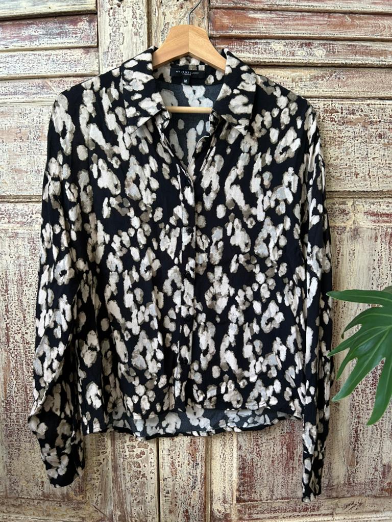 My Jewellery Limited blouse maat M viscose Myjewellery, Ophalen of Verzenden, Zo goed als nieuw, Maat 38/40 (M), Zwart