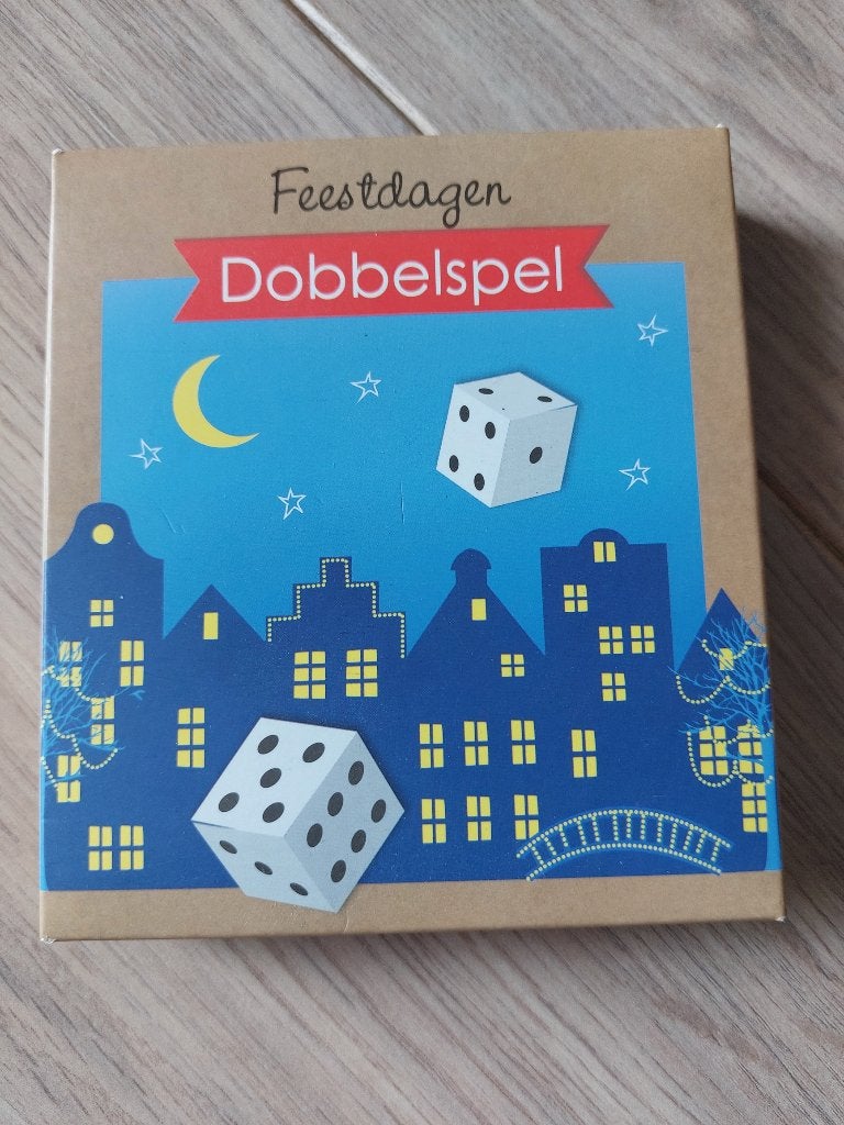 Te Koop; Feestdagen dobbelspel, Een of twee spelers, Ophalen of Verzenden, Zo goed als nieuw
