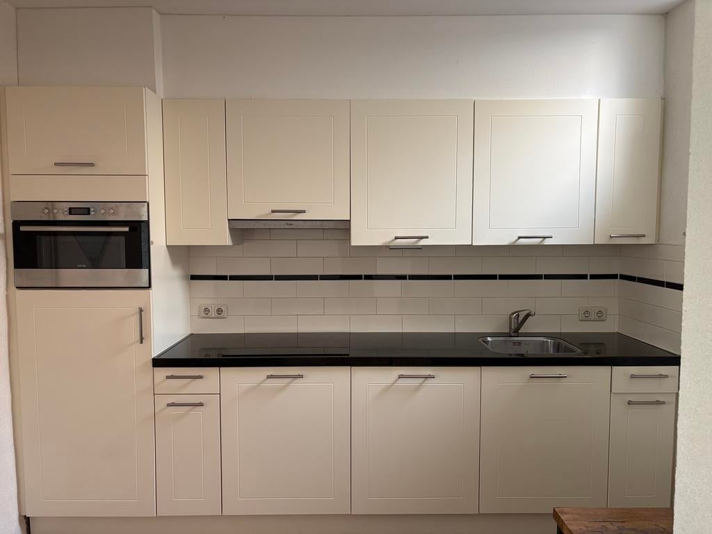 Brugman keuken 300cm breed, granieten blad (zelf demonteren), Ophalen, Gebruikt, Crème, Graniet of Steen