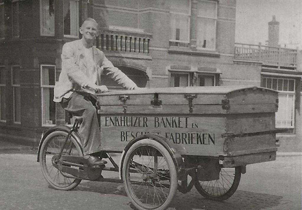 Enkhuizen-Vervoer-Beroepen-vervoer-56  Bakker van Veen, Verzamelen, Verzenden, 1980 tot heden, Foto, Nieuw