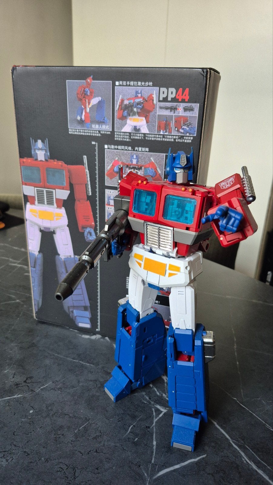 Transformers masterpiece OS MPP-44 Optimus Prime, G1, Ophalen, Zo goed als nieuw, Autobots