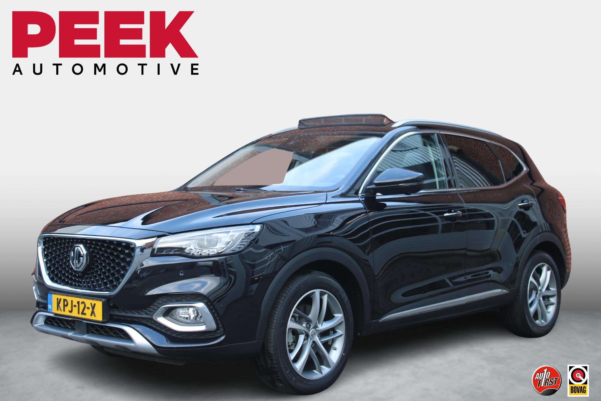 MG EHS 1.5 TGDI Luxury | Panorama dak | Cruise Control adap., Auto's, Gebruikt, 258 pk, Zwart, Bedrijf