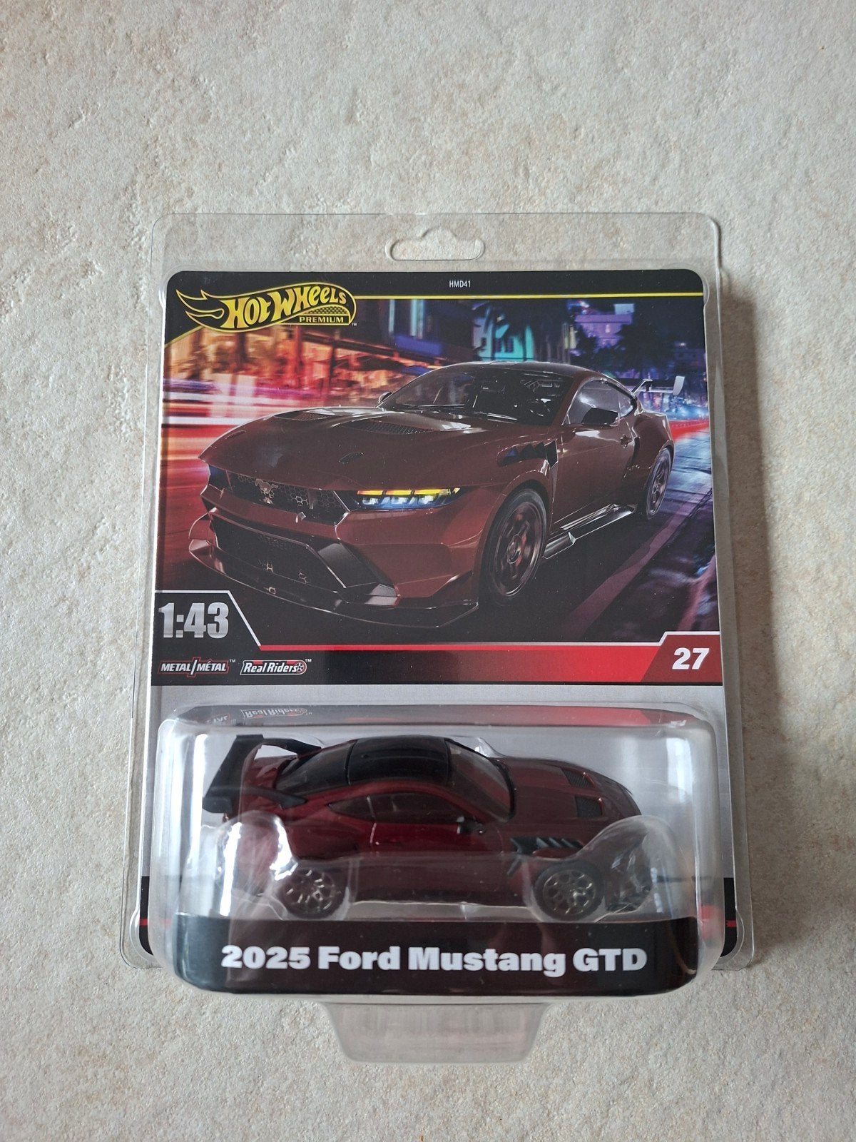Hot Wheels Premium 2025 Ford Mustang GTD 1:43, Hobby en Vrije tijd, Modelauto's | 1:43, Ophalen of Verzenden, Nieuw, Auto, Overige merken