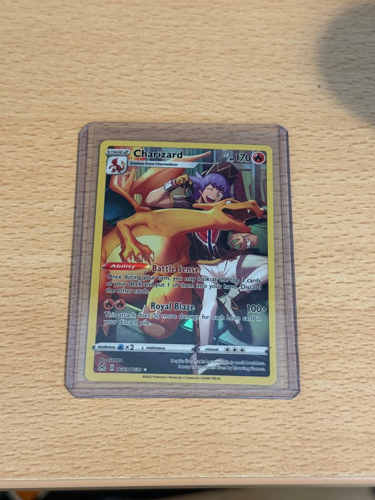 Pokémon Charizard Trainer Gallery TG03/TG30 –, Ophalen of Verzenden, Nieuw