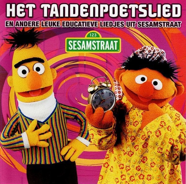 Kinder C.D. (2007) SESAMSTRAAT - Het Tandenpoetslied, Inclusief boekje, Gebruikt, Overige genres, Ophalen of Verzenden