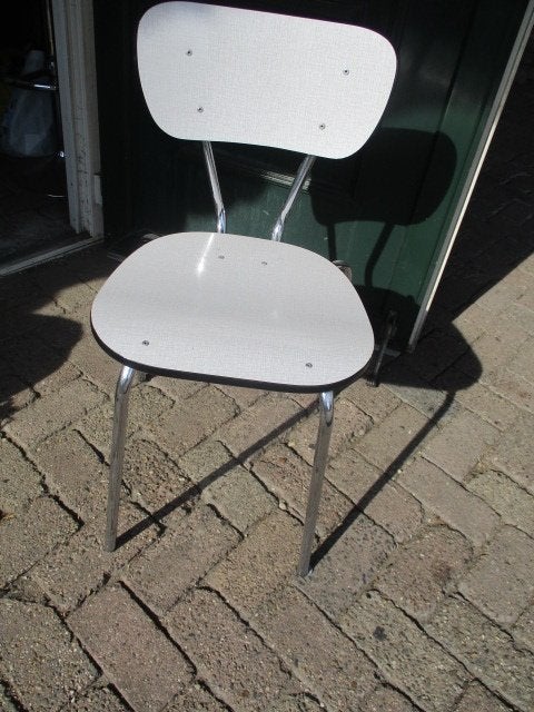 10 x formica stoeltjes  uit jaren 70, Verzamelen, Ophalen, Huis en Inrichting