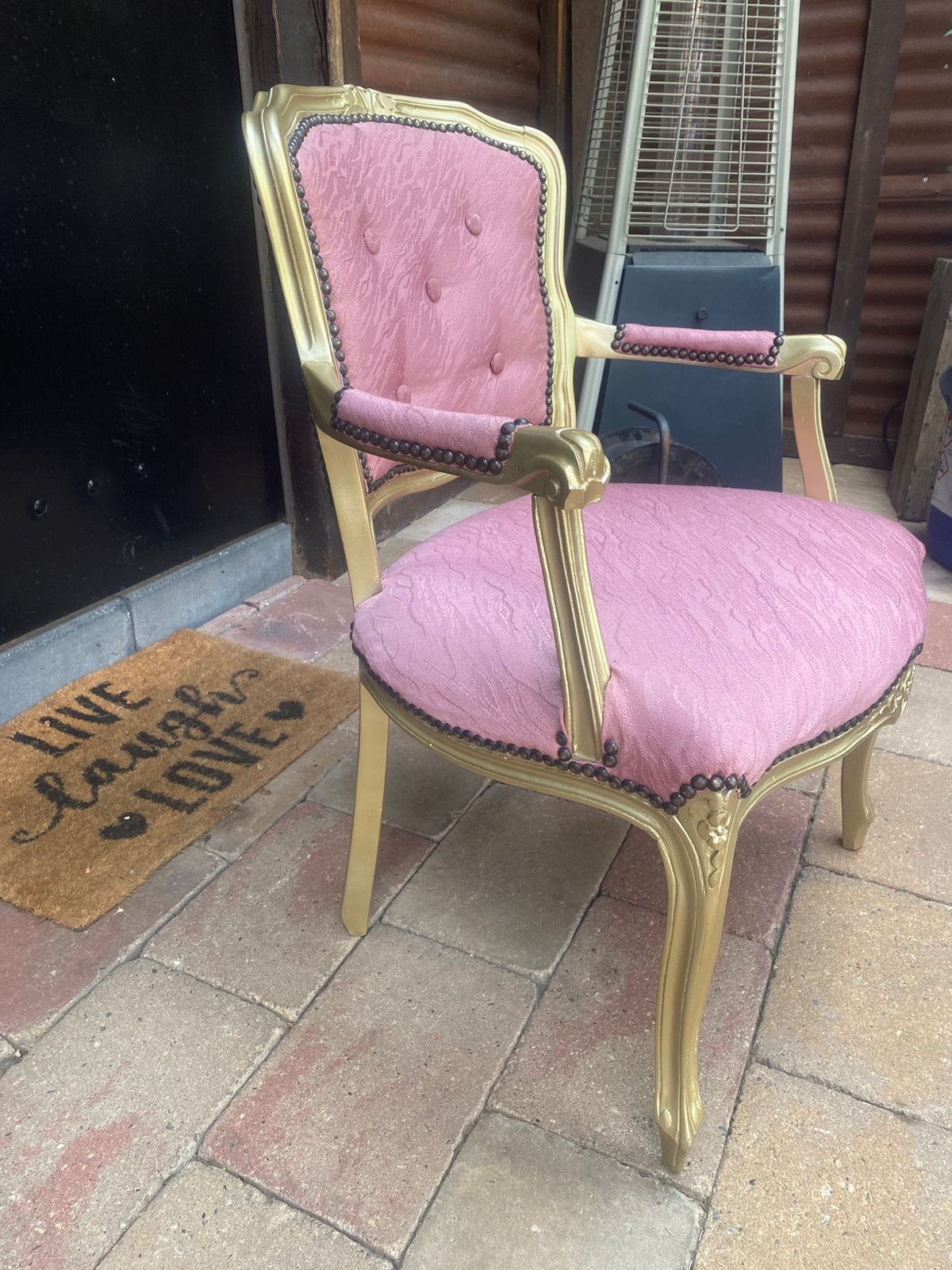 Prinsessen stoel roze goud als nieuw, Kinderen en Baby's, Ophalen