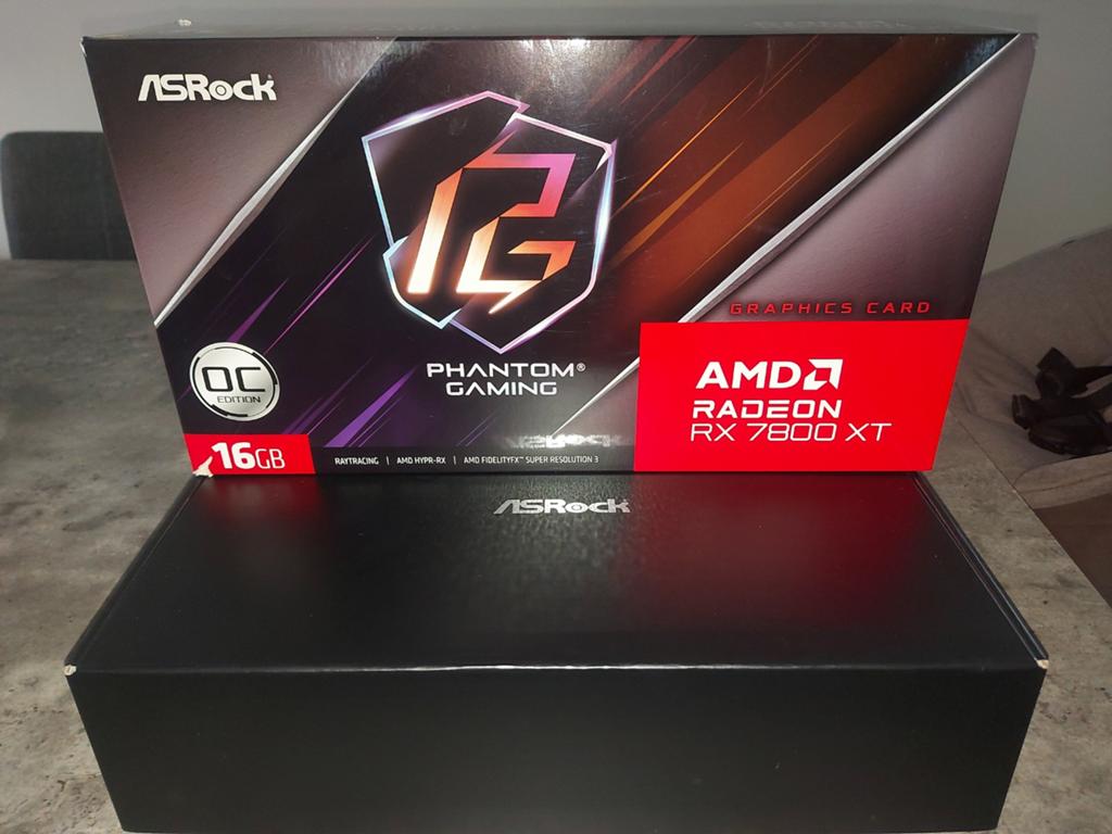 Asrock RX 7800 XT Phantom Gaming 16GB, Ophalen of Verzenden, Zo goed als nieuw, GDDR6, PCI-Express 4