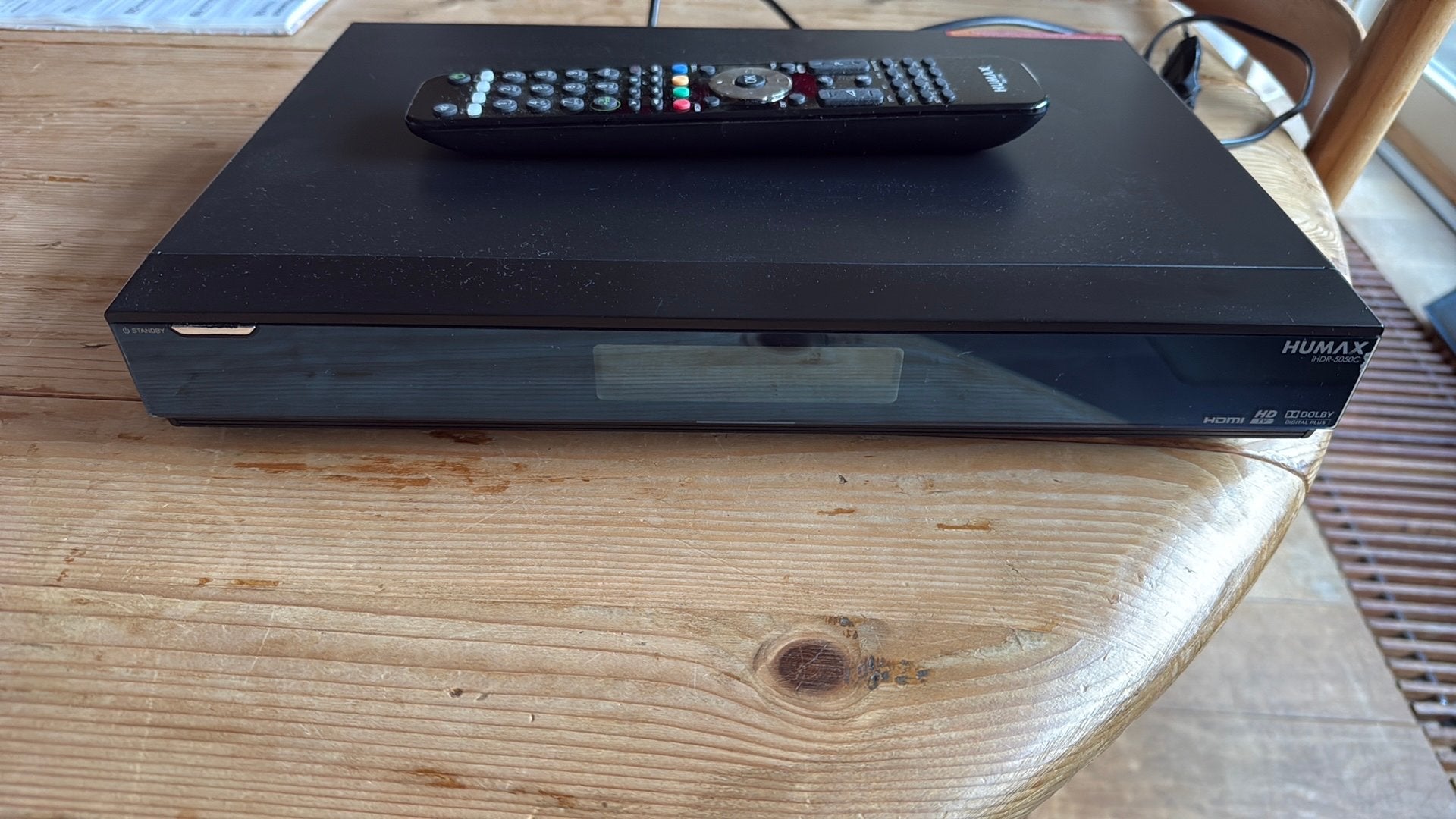 Humax recorder, Ophalen, Gebruikt