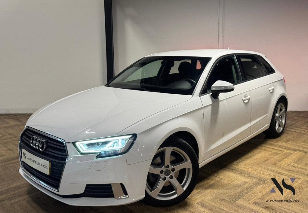 Audi A3 Sportback 1.0 TFSI Sport Lease Edition PDC NAVI, Auto's, Audi, Stof, Gebruikt, 116 pk, Wit