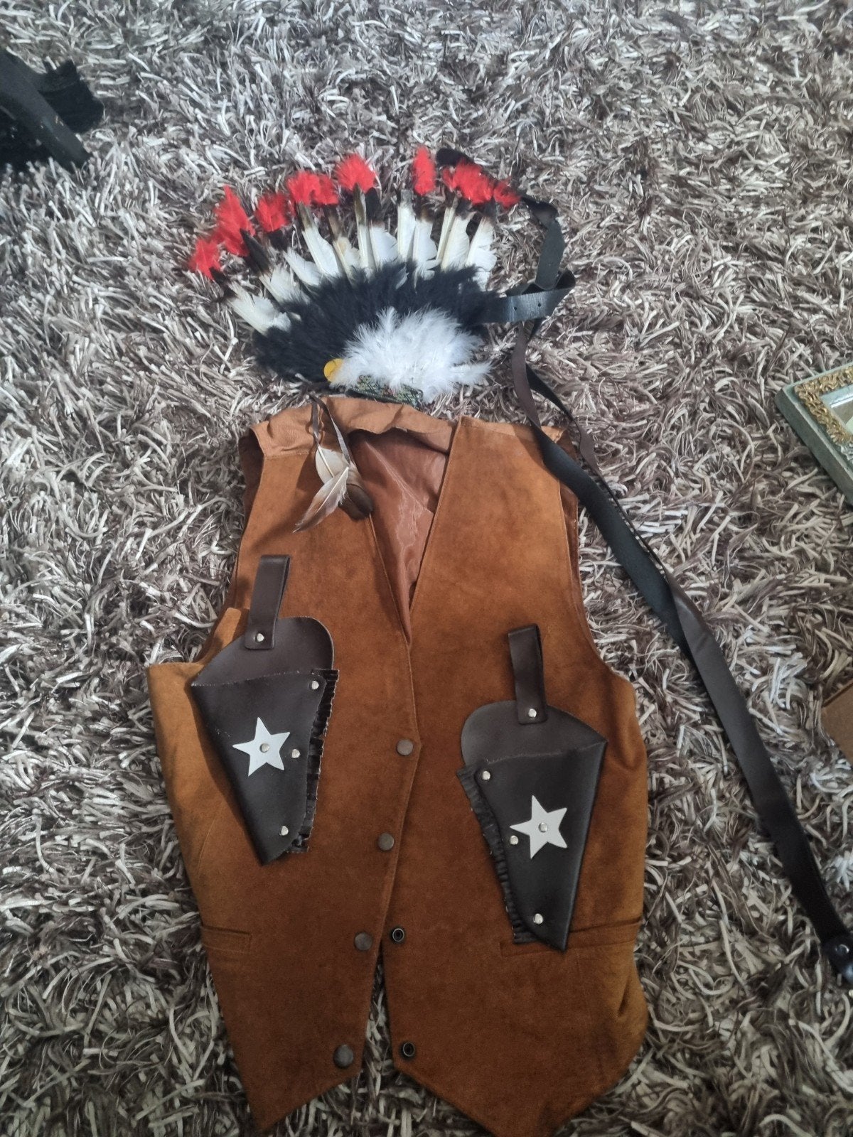 Indianen verkleedset maat S doos B, Ophalen of Verzenden, Overige thema's, Kleding, Maat 36 (S)