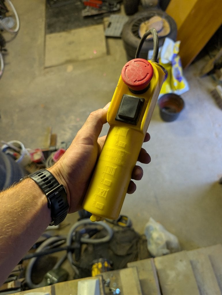 Handbediening elektrische takel / lier (Schakelaar noodstop), Ophalen of Verzenden, Zo goed als nieuw, Elektrisch