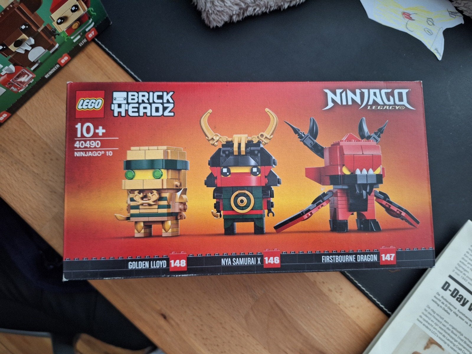 J: 40490 LEGO BRICKHEADZ Ninjago 146, 147, 148 NIEUW, Ophalen of Verzenden, Nieuw
