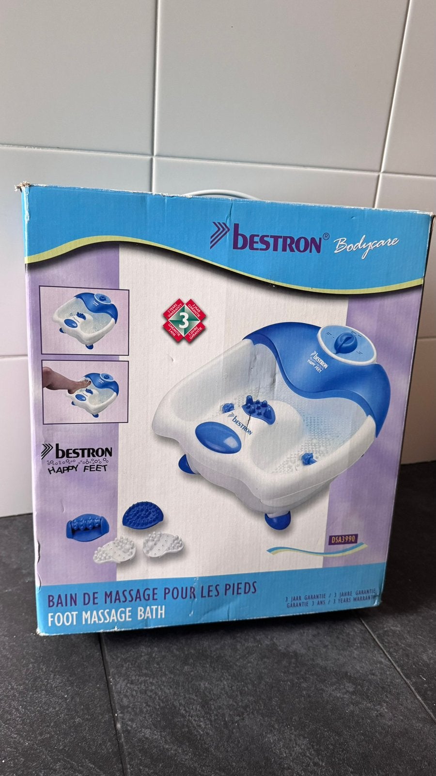 Voet massage bad voetenbad, Ophalen of Verzenden, Nieuw, Hand- en Voetverzorging