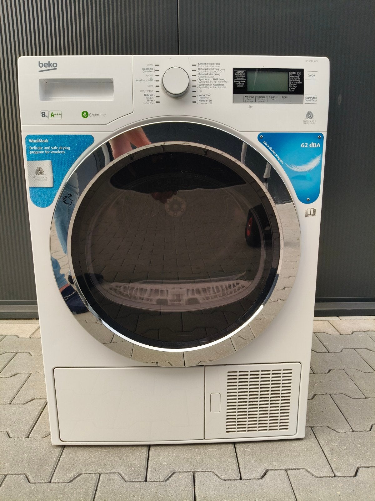 Beko warmtepomp droger 8kg A+++, 8 tot 10 kg, Ophalen, Overige typen, 85 tot 90 cm