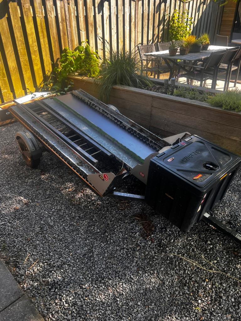 Mooi motorkarretje voor 3 motoren, Ophalen, Gebruikt