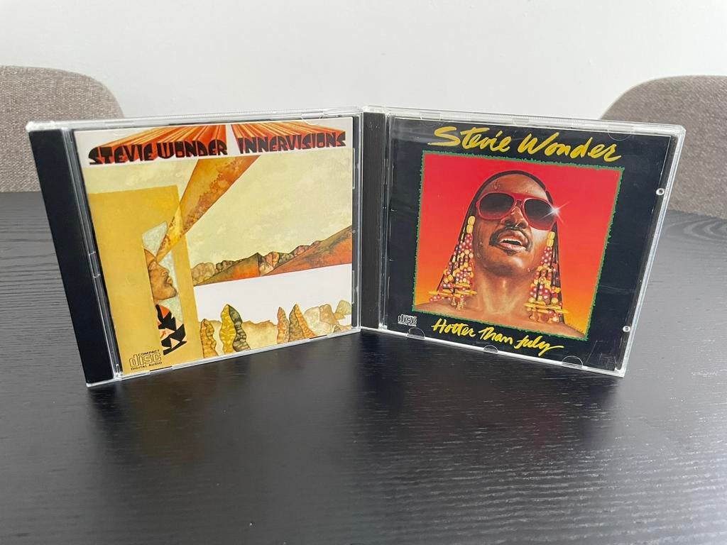 Stevie Wonder-set: Innervisions & Hotter Than July [CD], Cd's en Dvd's, Verzenden, Zo goed als nieuw