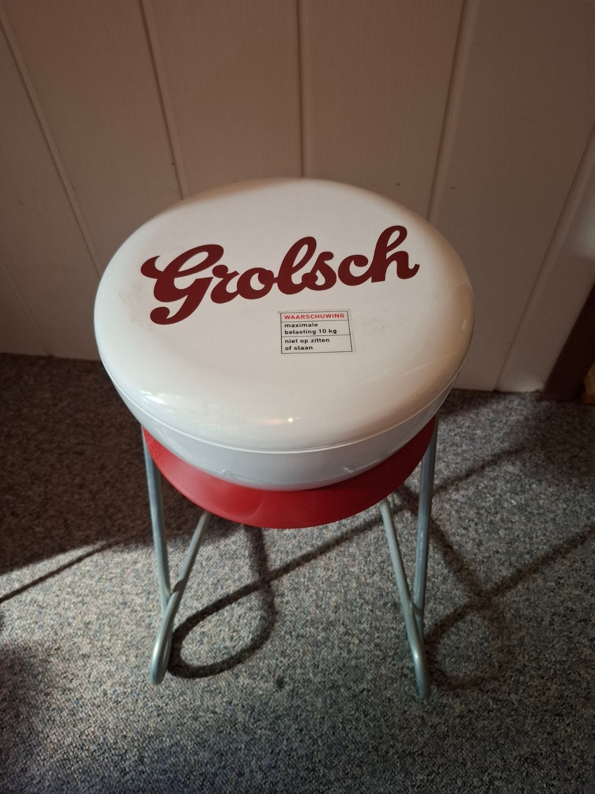 tafeltje Grolsch, Ophalen of Verzenden, Zo goed als nieuw, Reclamebord, Plaat of Schild, Grolsch