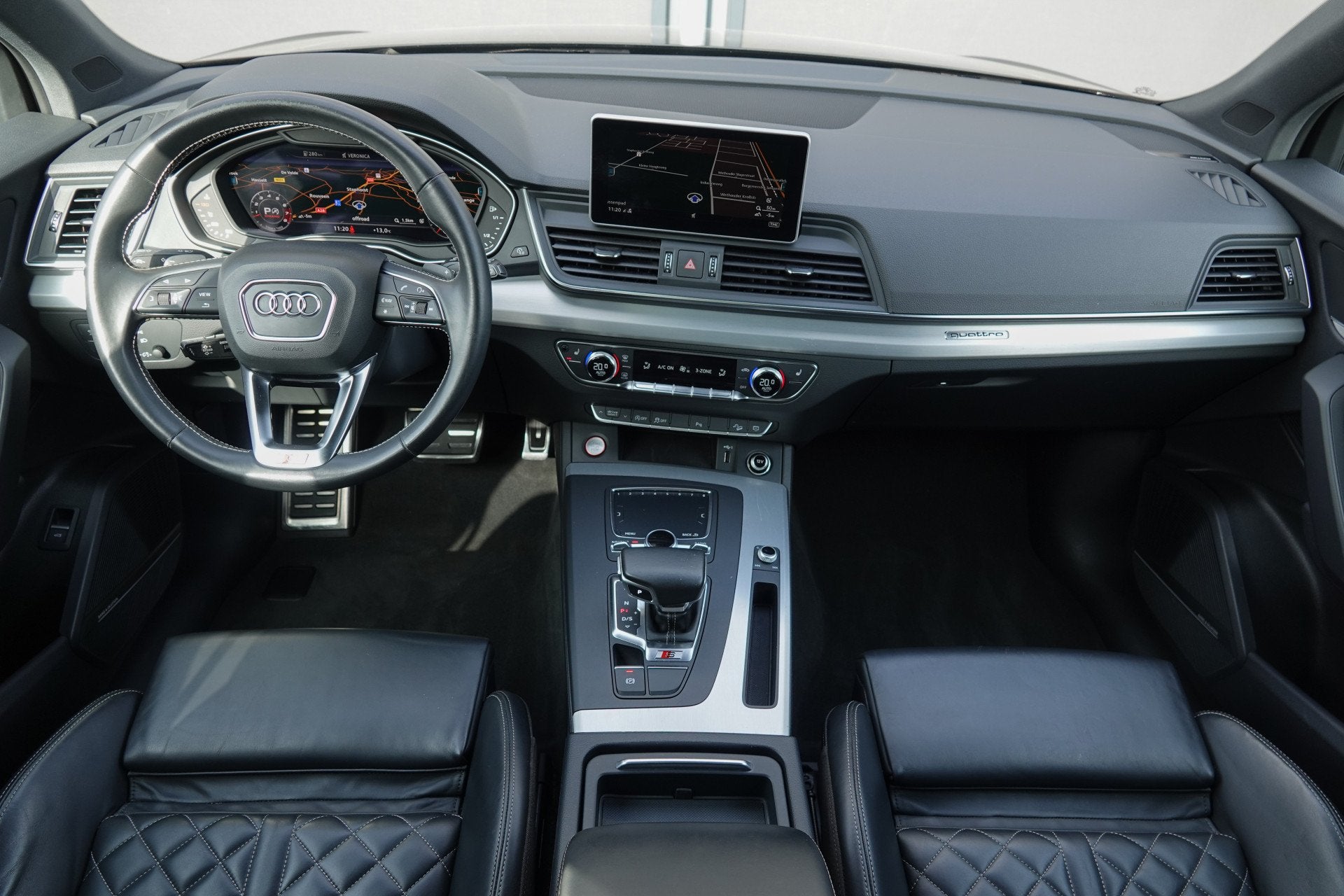 Audi SQ5 3.0Tfsi V6T 354Pk Aut. | Quattro | Luchtvering | Sp, Auto's, Audi, Automaat, Gebruikt, 2995 cc, Zwart