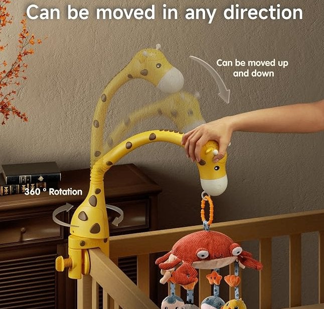 Baby mobile with music & projector (muziekmobiel/boxmobiel), Ophalen, Zo goed als nieuw, Overige typen