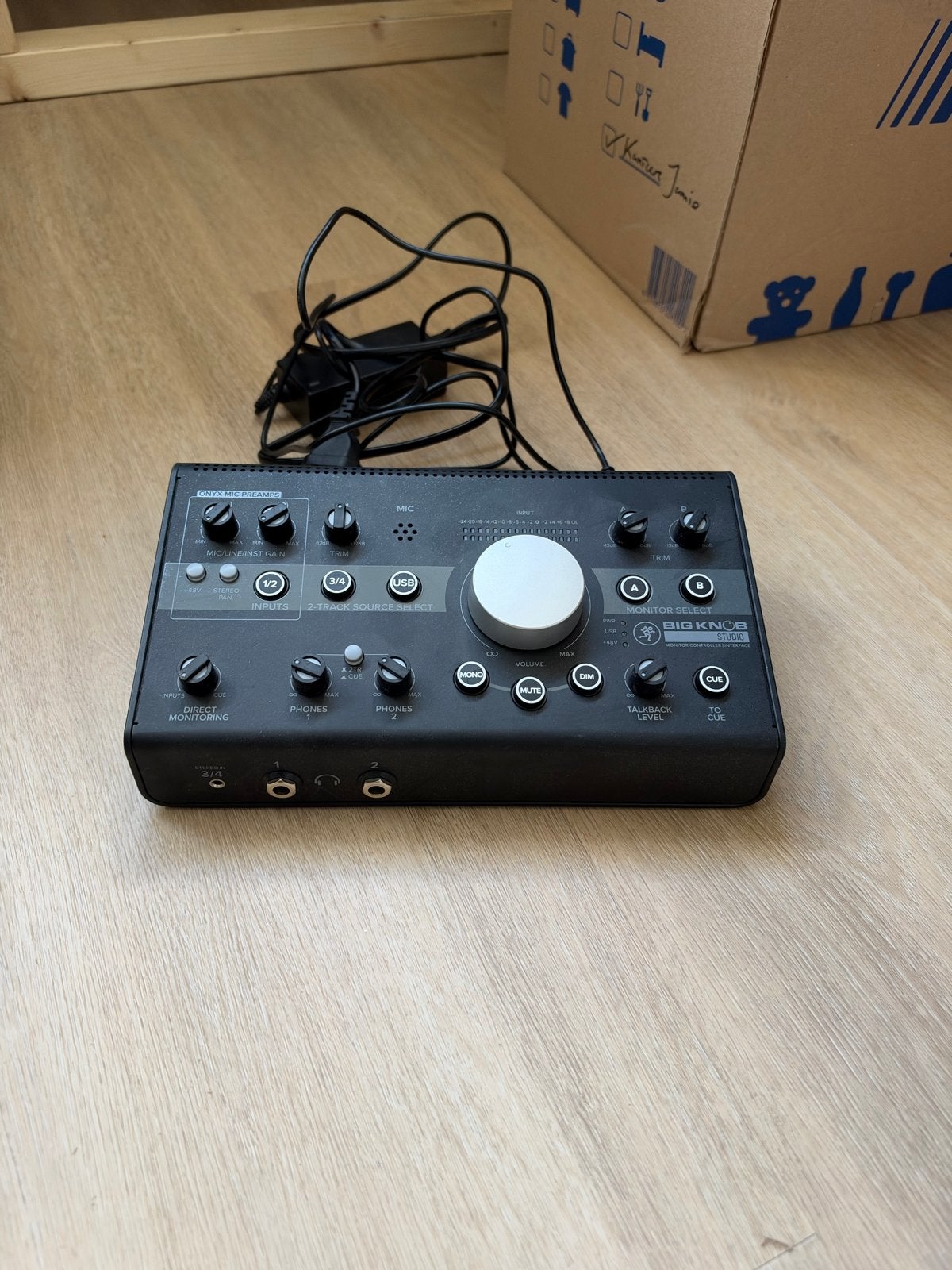 Mackie Big Knob Studio Monitor Controller, Muziek en Instrumenten, Ophalen of Verzenden, Nieuw, Minder dan 5 kanalen, Microfooningang